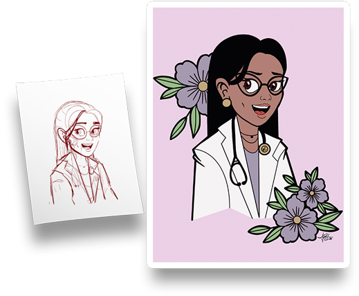 Ilustración Dra. Karina Franco